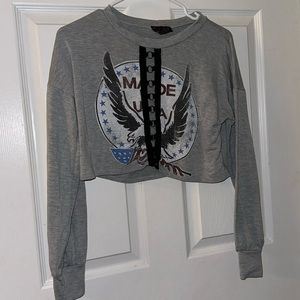 Cute cropped long sleeve